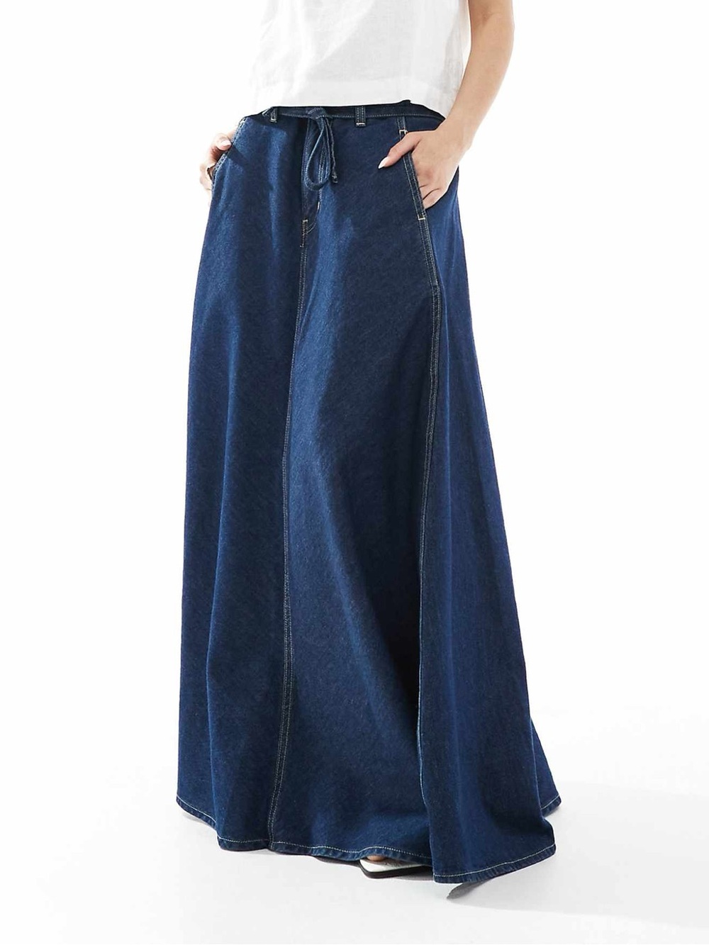 Levi's XL Denim Midi Skirt Size 24